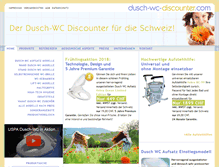 Tablet Screenshot of dusch-wc-discounter.com
